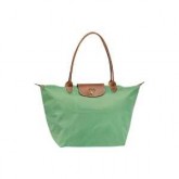 Sac Longchamp Logo soldes pas chers Shopping Le Pliage Petit Vert
